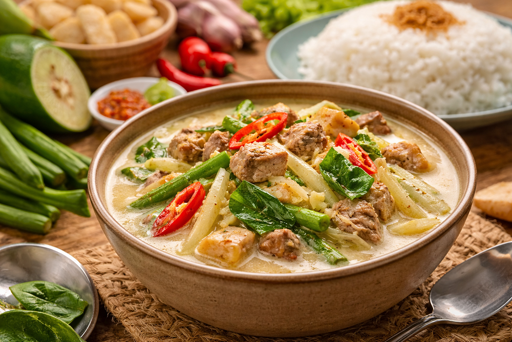 Resep lodeh pepaya muda santan cocok menu buka puasa Ramadan: bahan, cara membuat, dan tips agar gurih. Praktis 40 menit untuk keluarga.
