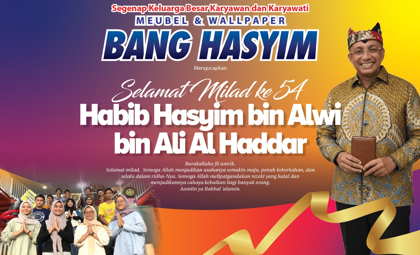 Milad ke-54 Habib Hasyim.