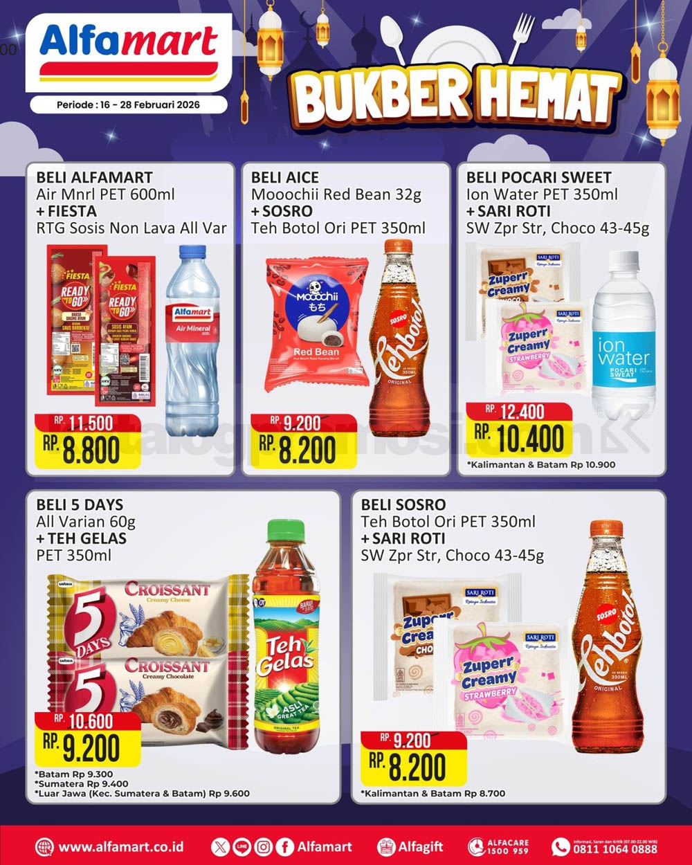 Promo bukber hemat Alfamart.