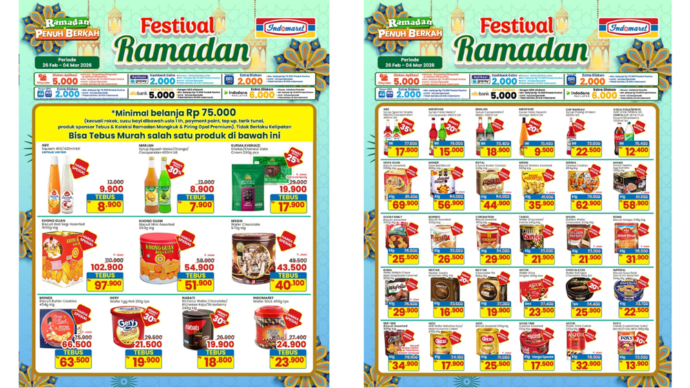 Promo Indomaret Terbaru 27 Februari-1 Maret 2026.