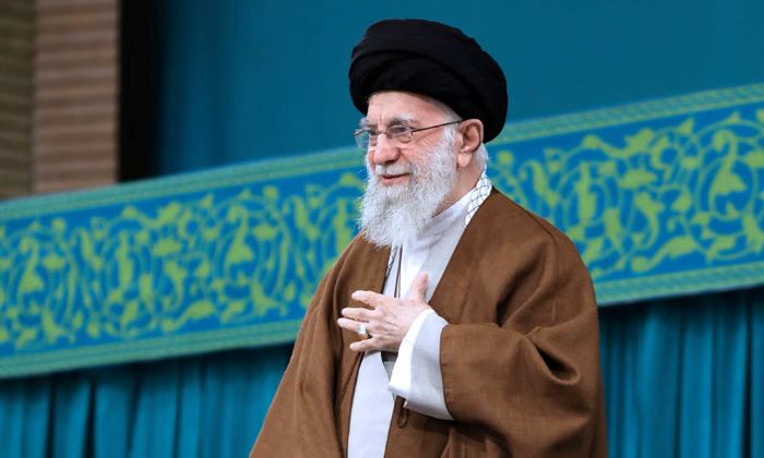 Pemimpin tertinggi Iran, Ayatollah Ali Khamenei.
