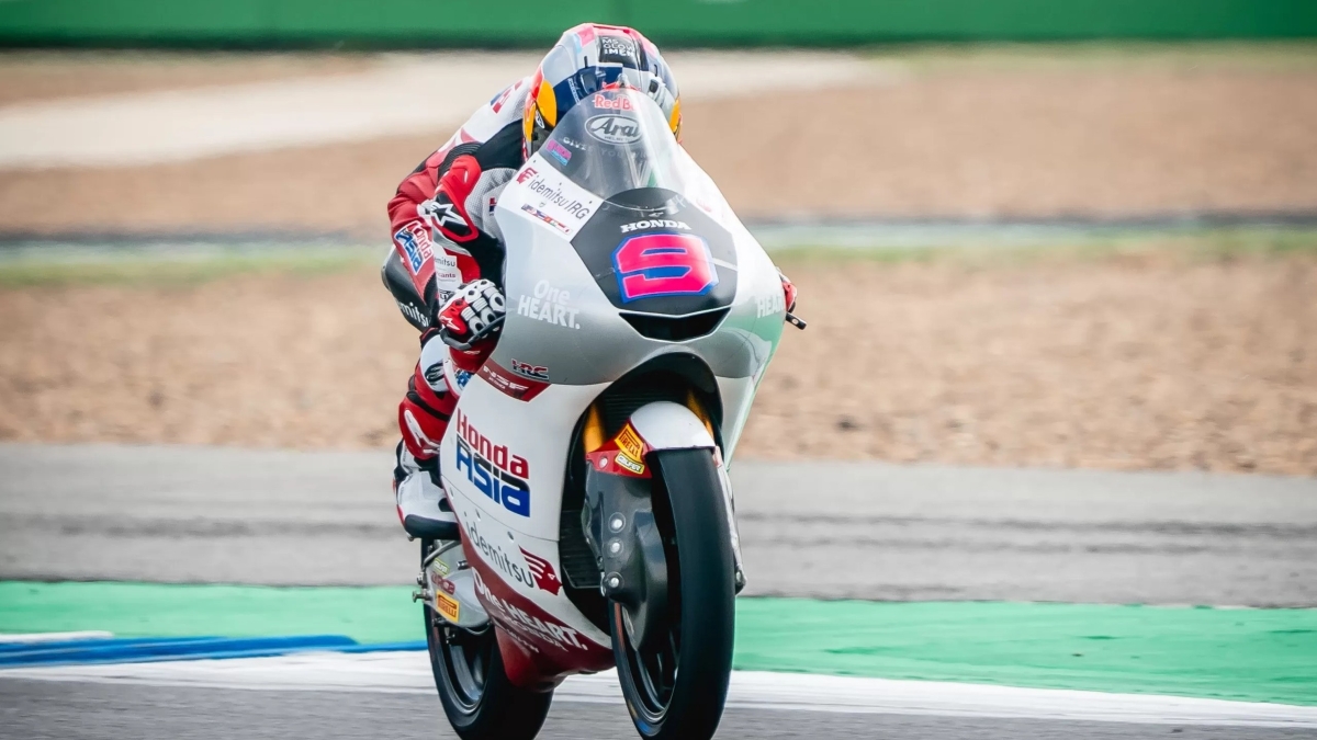Veda Ega Pratama finis kelima di Moto3 Thailand 2026.