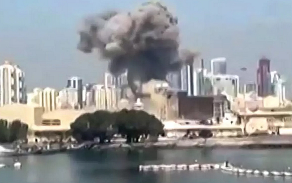 Serangan mematikan Iran yang menghantam pangkalan militer AS di Bahrain. (Tangkal Layar)