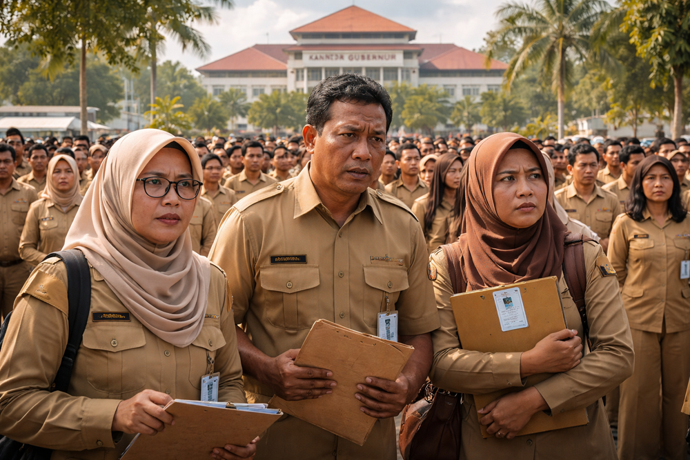 9.000 PPPK NTT terancam dipecat akibat batas belanja pegawai 30% APBD. Gubernur Melki siapkan skema alternatif.