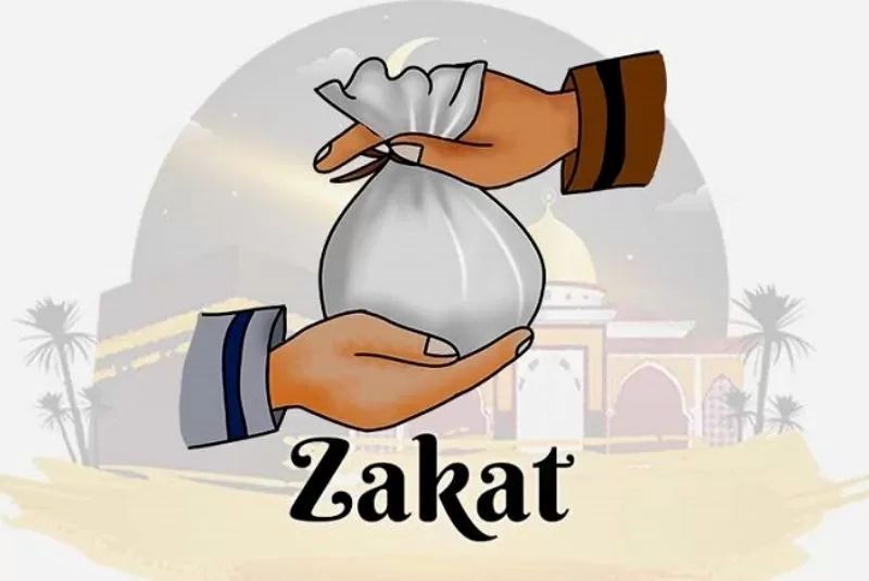 Ilustrasi zakat fitrah.