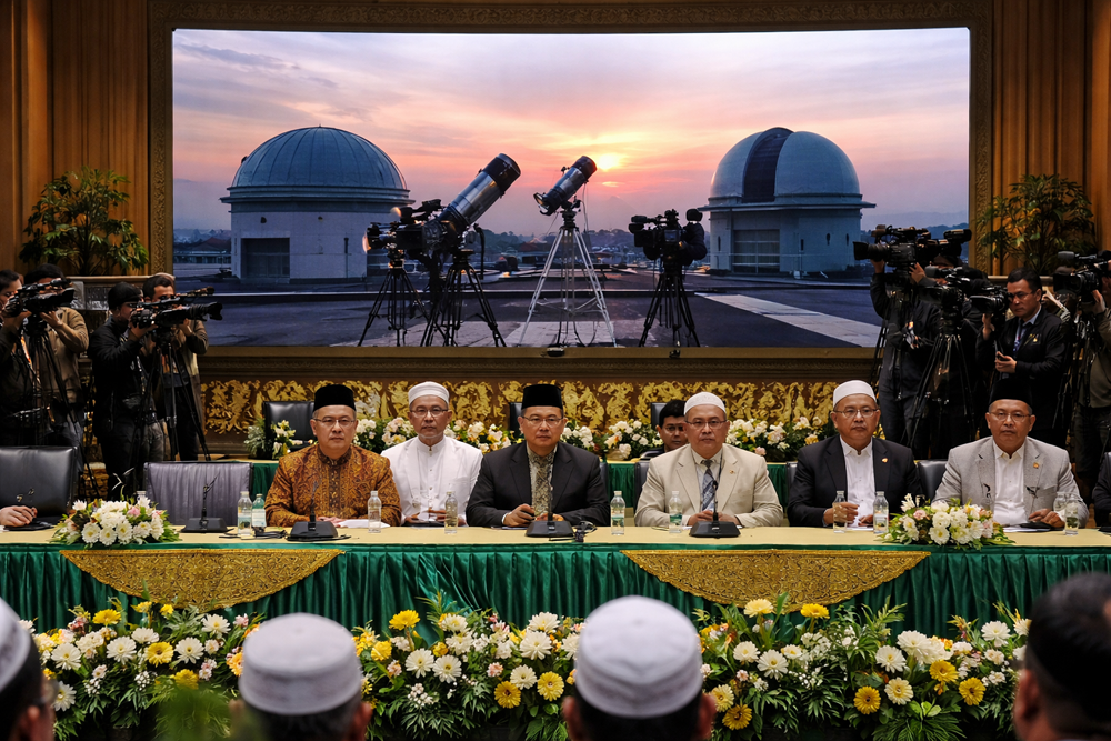 ILUSTRASI Kemenag gelar sidang isbat penetapan Idul Fitri.