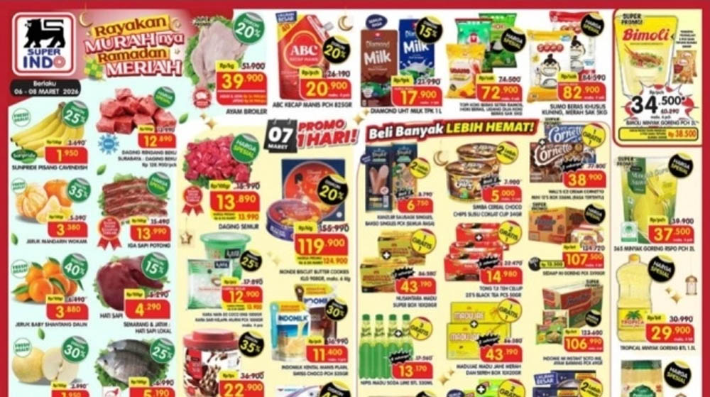 JSM Superindo hadirkan promo diskon besar-besaran kue lebaran.