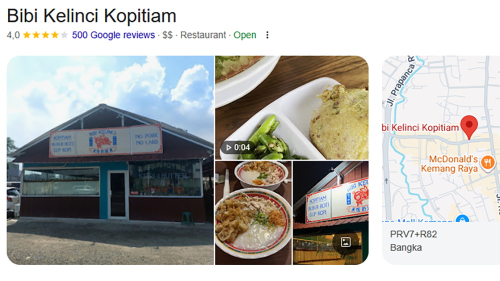 Profil Bibi Kelinci Kopitiam di Kemang, Jakarta Selatan. Restoran konsep kopitiam Peranakan ini viral setelah kasus hukum dengan pelanggan.