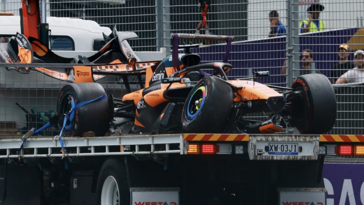 Oscar Piastri absen di F1 GP Australia 2026 sendiri akibat insiden sebelum start, Minggu (8/3/2026).
