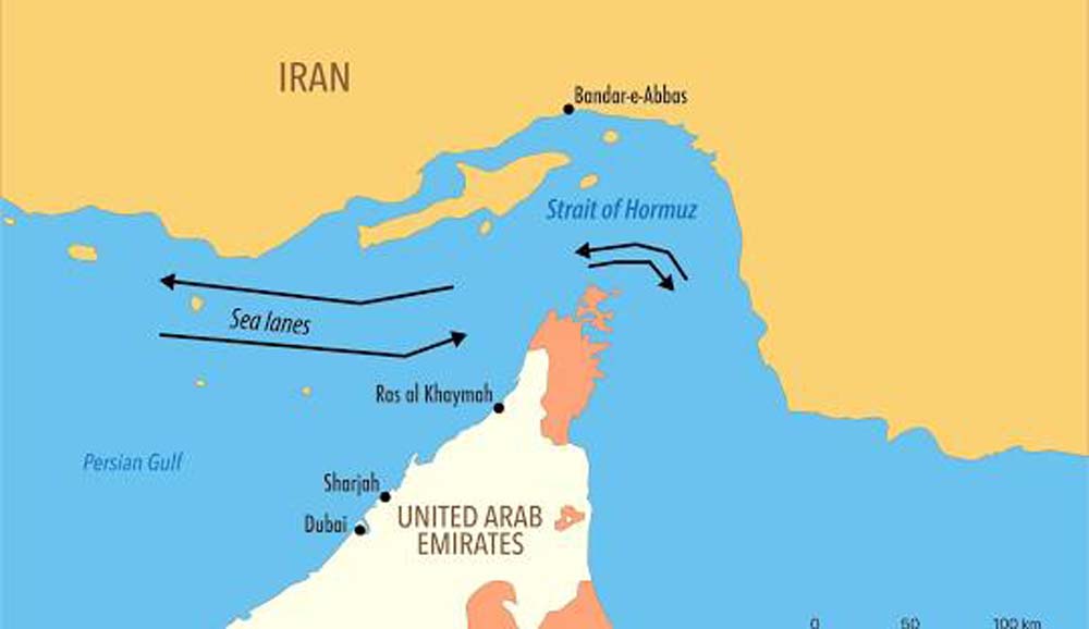 Selat Hormuz.