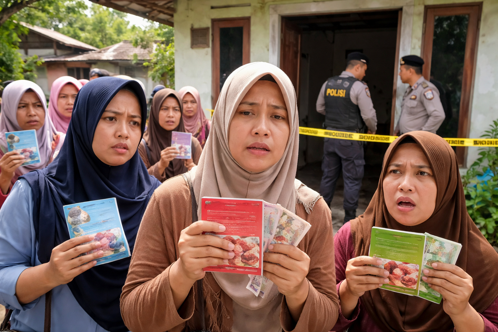 Ribuan warga Jember diduga jadi korban penipuan tabungan daging murah. Pelaku menghilang menjelang Lebaran, kerugian mencapai ratusan juta.