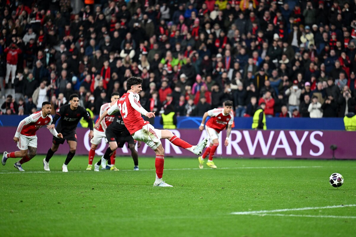 IMBANG: Arsenal paksakan hasil imbang atas Bayer Leverkusen di leg pertama Liga Champions