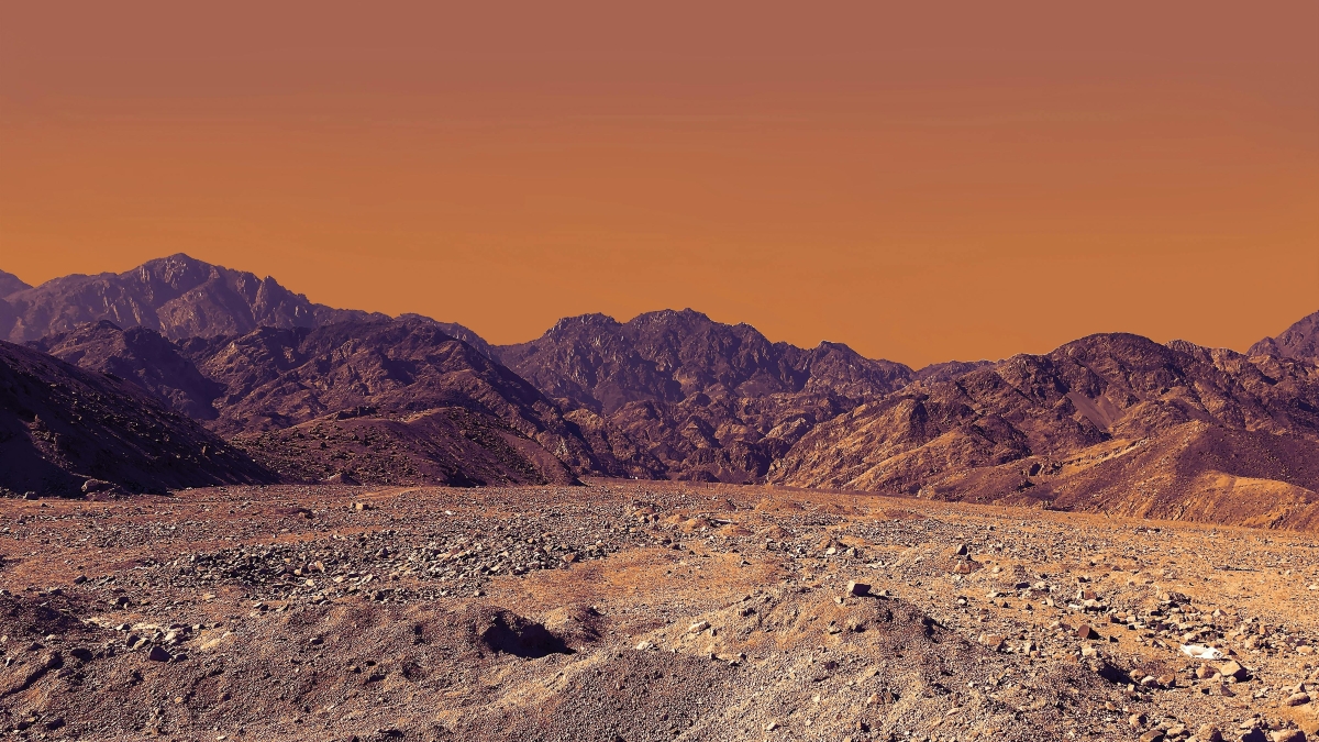 Ilustrasi Mars.
