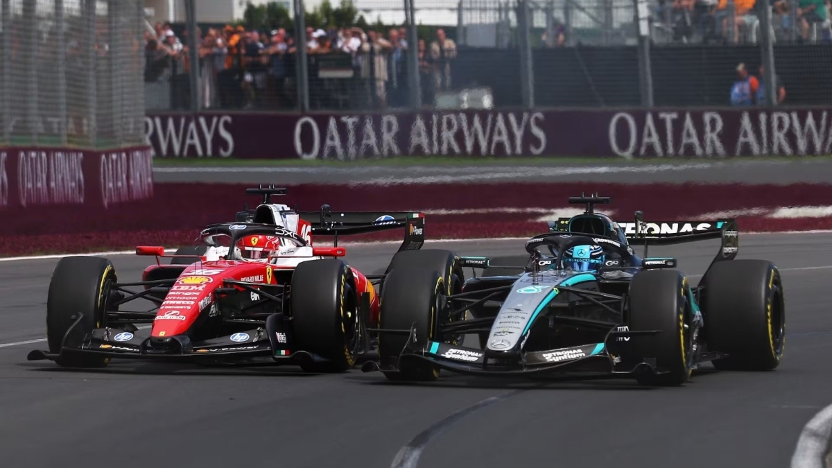 George Russell waspadai Ferrari sebagai rival utama Mercedes di F1 GP China 2026.