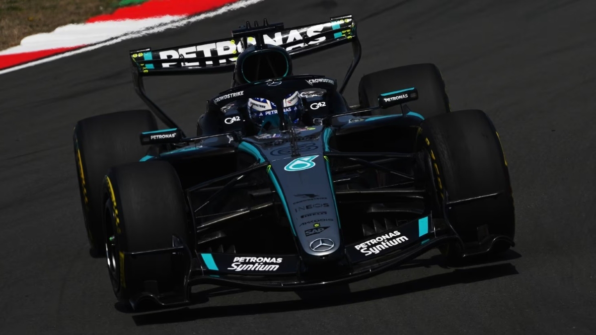 George Russell tercepat di sesi FP1 F1 GP China 2026.