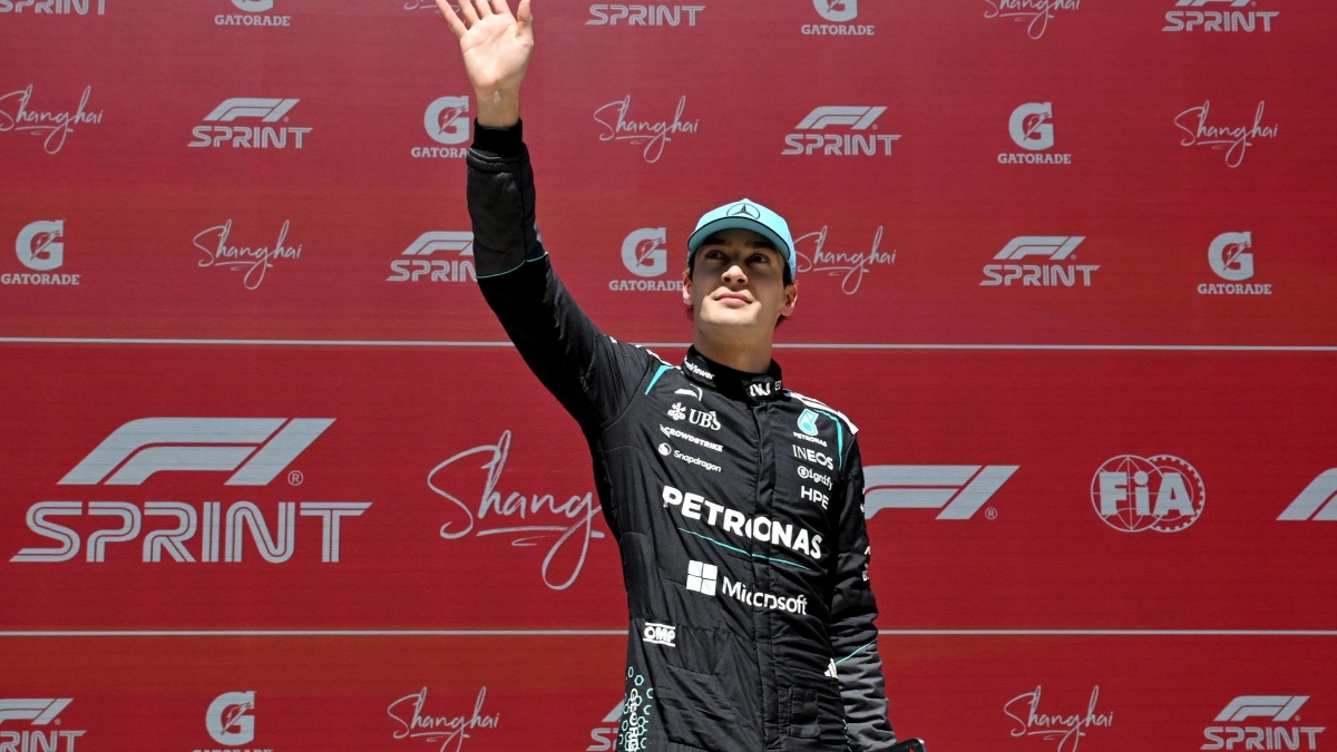 George Russell menangi Sprint F1 GP China 2026.