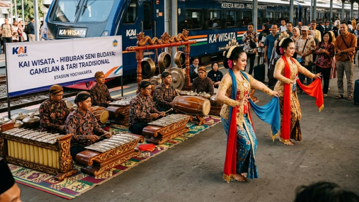 KAI Wisata meriahkan awal angkutan Lebaran 2026.