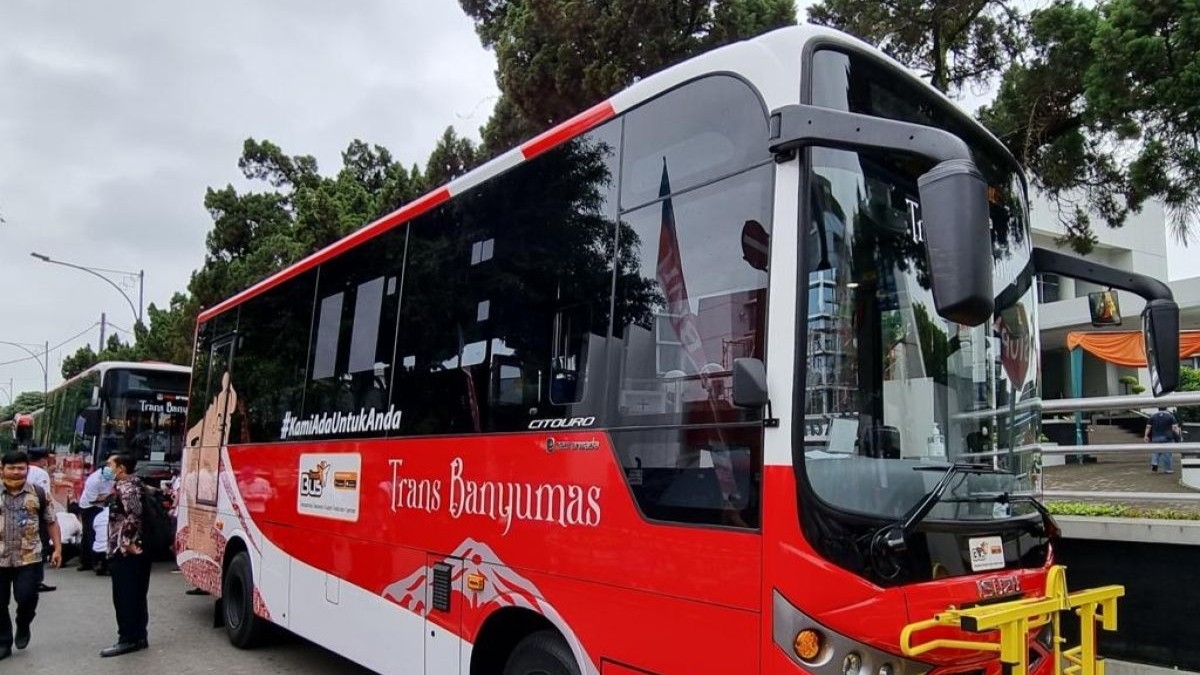 Integrasi bus dan kereta di Purwokerto diperkuat.