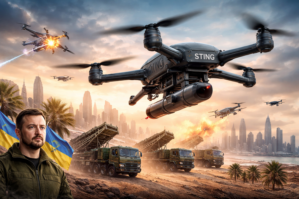 Zelenskyy Tawarkan 1.000 Drone Pencegat per Hari ke Negara Teluk, Tanggapi Ancaman Drone Iran