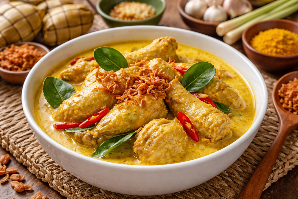 Opor Ayam Kuning, Sajian Klasik yang Tak Pernah Absen di Meja Lebaran