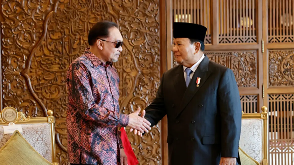 PM Malaysia Anwar Ibrahim dan Presiden RI Prabowo Subianto. (IST)