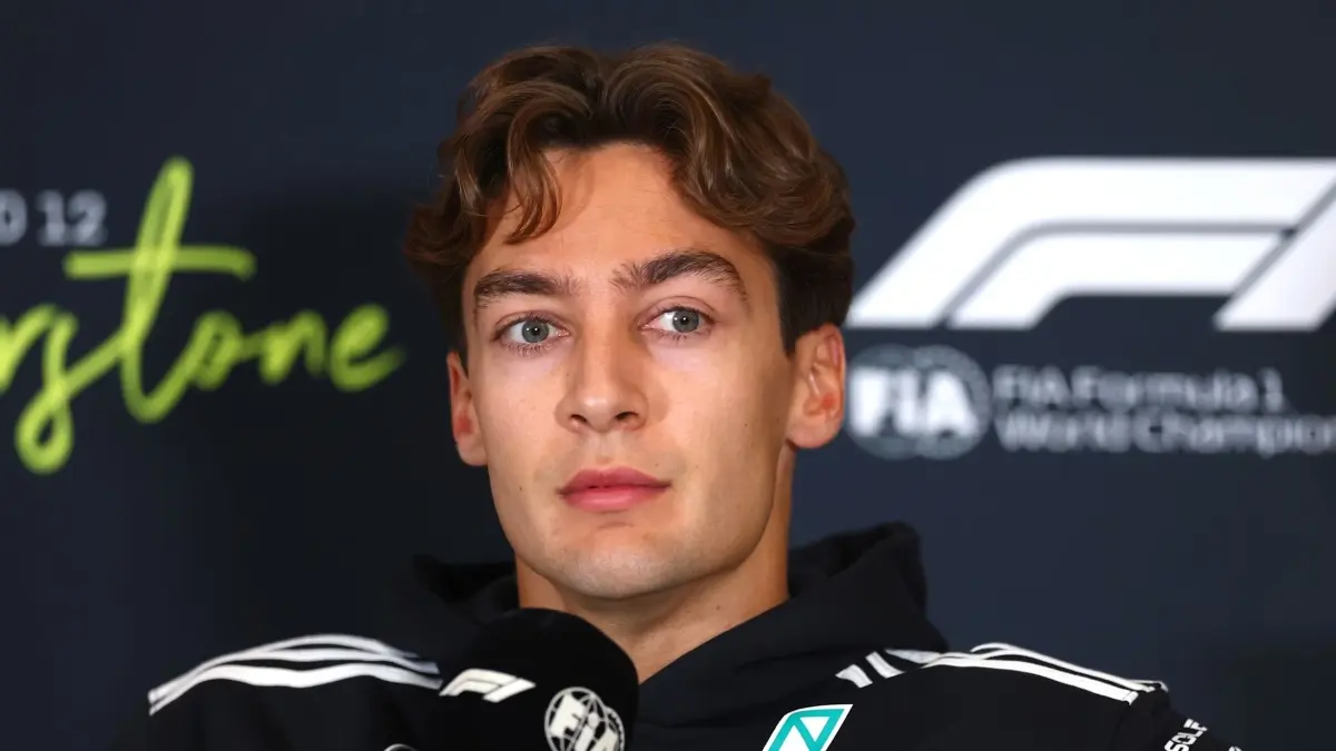 George Russell mengaku terkejut dengan kecepatan McLaren di latihan F1 GP Jepang. (F1)