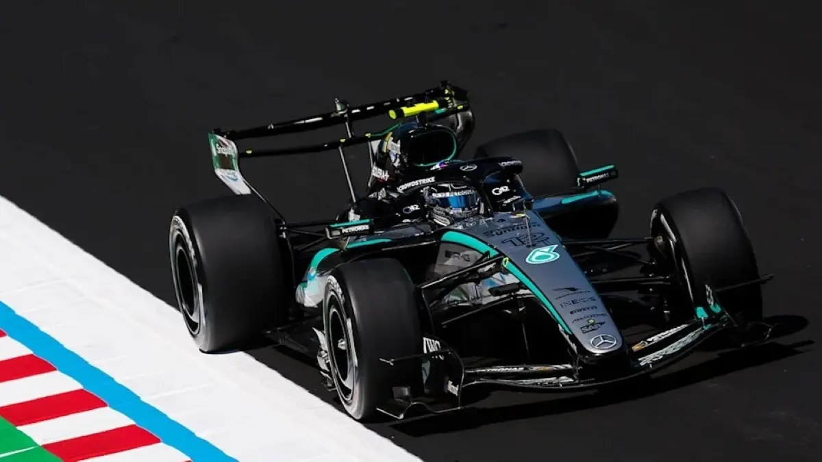 Mercedes tampil solid di latihan bebas Suzuka. (Mercedes)