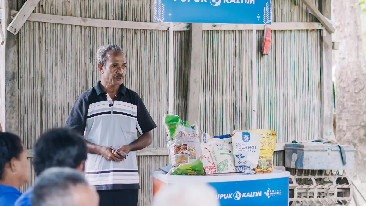 Pupuk Kaltim memperkuat ketahanan pangan lewat Agrosolution di Kupang. (Istimewa)