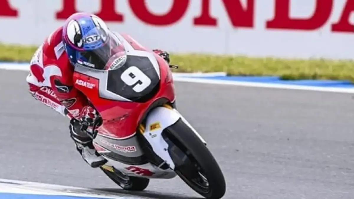 Veda Ega Pratama finis ke-14 pada latihan Moto3 GP Amerika di COTA. (Blitar Kawentar)
