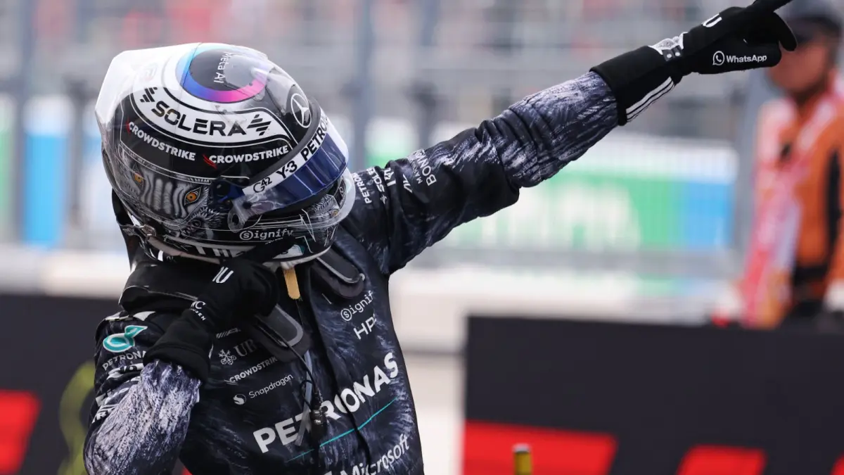 Kimi Antonelli memenangkan balapan F1 GP Jepang di Sirkuit Suzuka, Minggu (29/3/2026). (Mercedes)