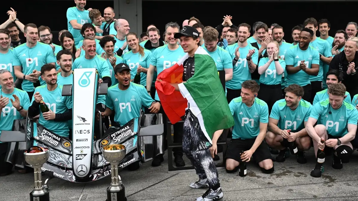 Kimi Antonelli kembali menang di Jepang. (F1)