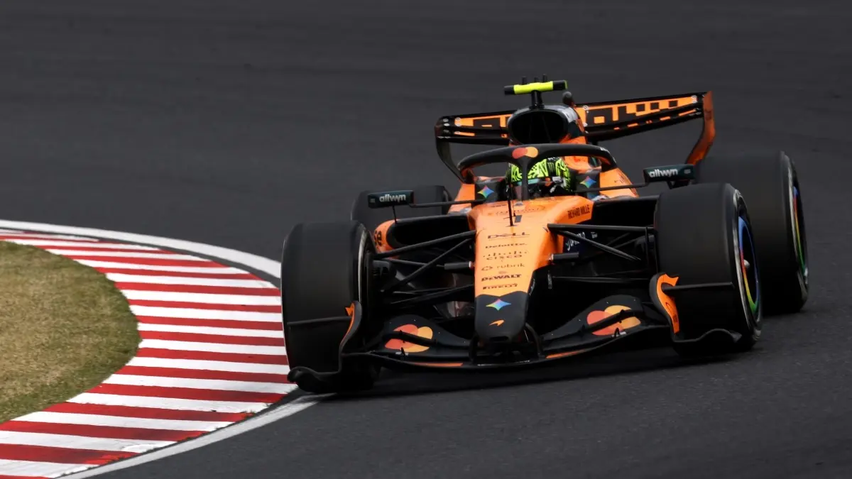 Lando Norris melihat tanda positif dari performa McLaren di F1 GP Jepang. (F1)