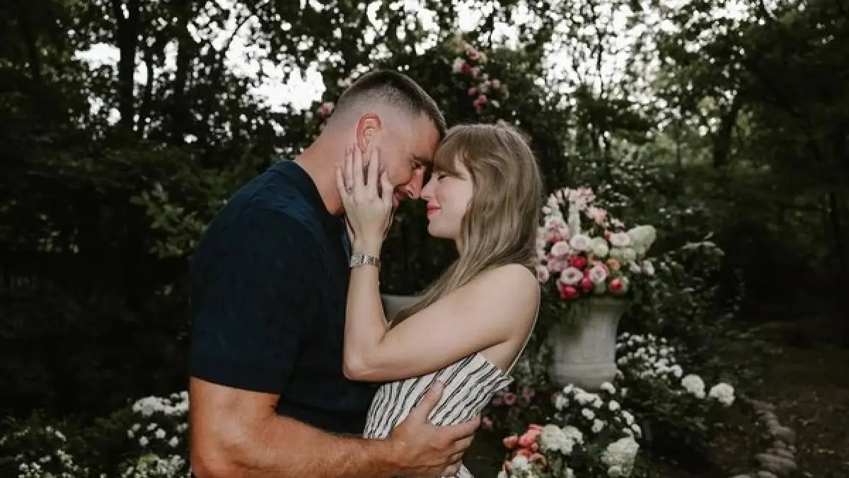 ROMANTIS : Pernikahan Taylor Swift dan Travis Kelce bukan hanya menjadi momen romantis, tetapi juga salah satu peristiwa paling dinantikan di dunia hiburan.(Instagram : @taylorswift)