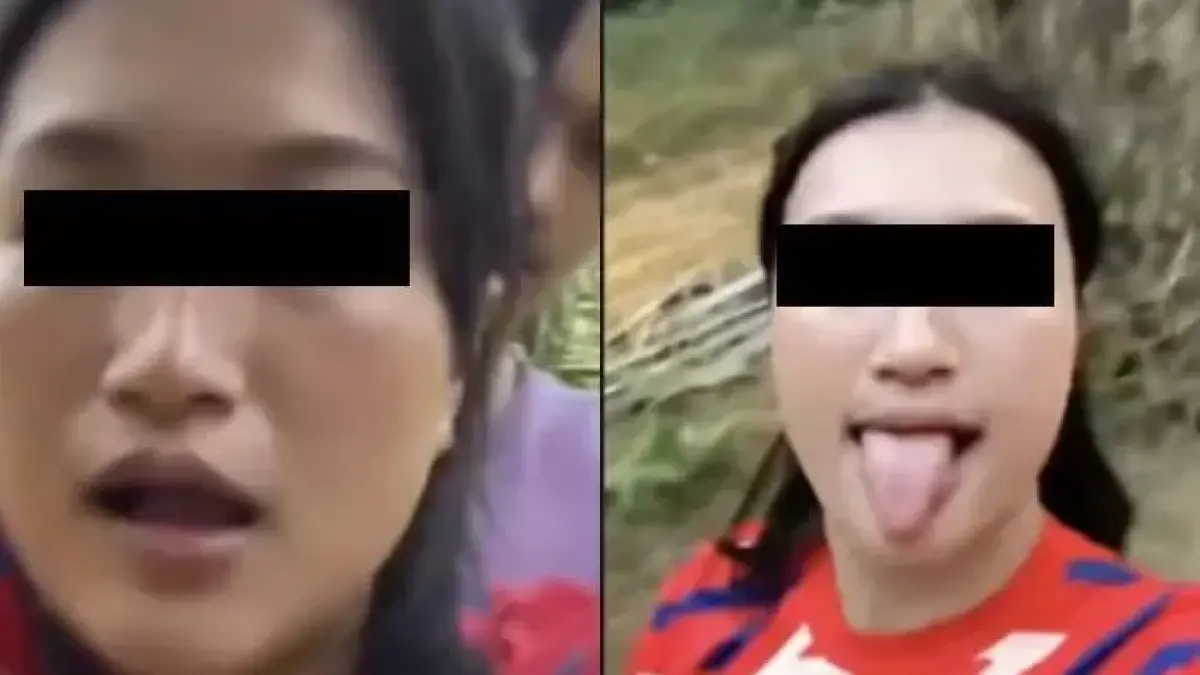 Video viral Ibu Tiri vs Anak Tiri di kebun sawit jadi buruan netizen di TikTok dan X. (Tangkapan Layar)