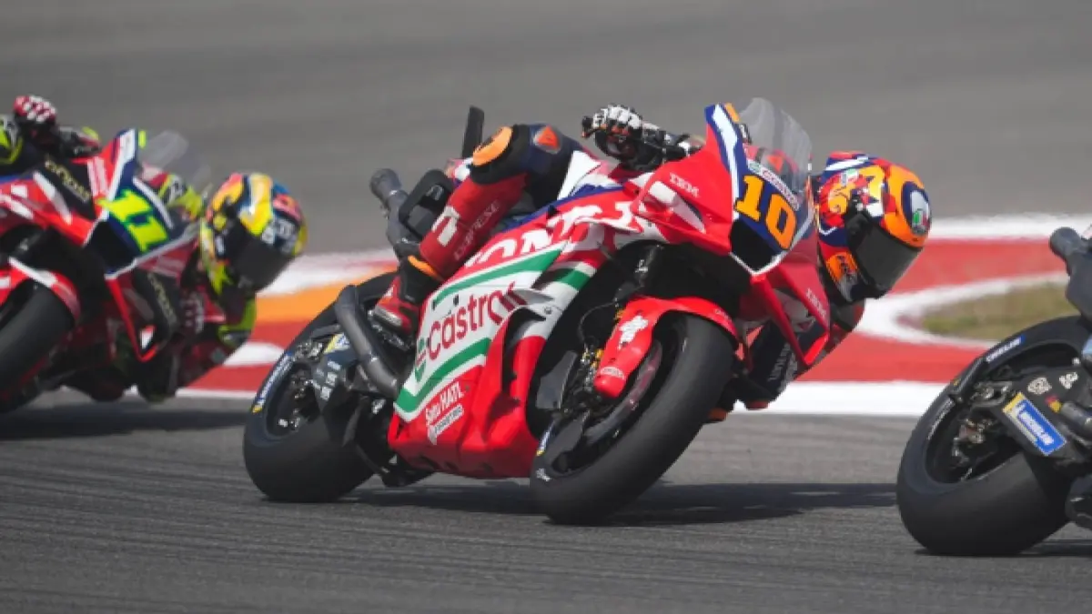 Honda dikabarkan mengamankan David Alonso untuk MotoGP 2027 dan membentuk duet dengan Fabio Quartararo. (Honda HRC)