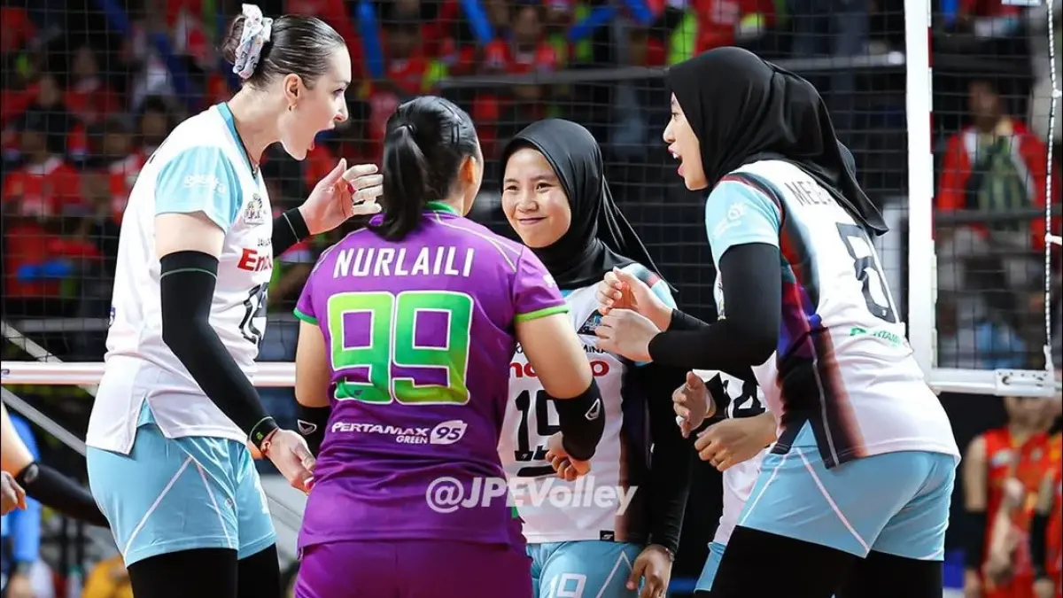 Jakarta Pertamina Enduro bekuk Jakarta Popsivo Polwan di Final Four Proliga 2026. (Instagram/Jakarta Pertamina Enduro)