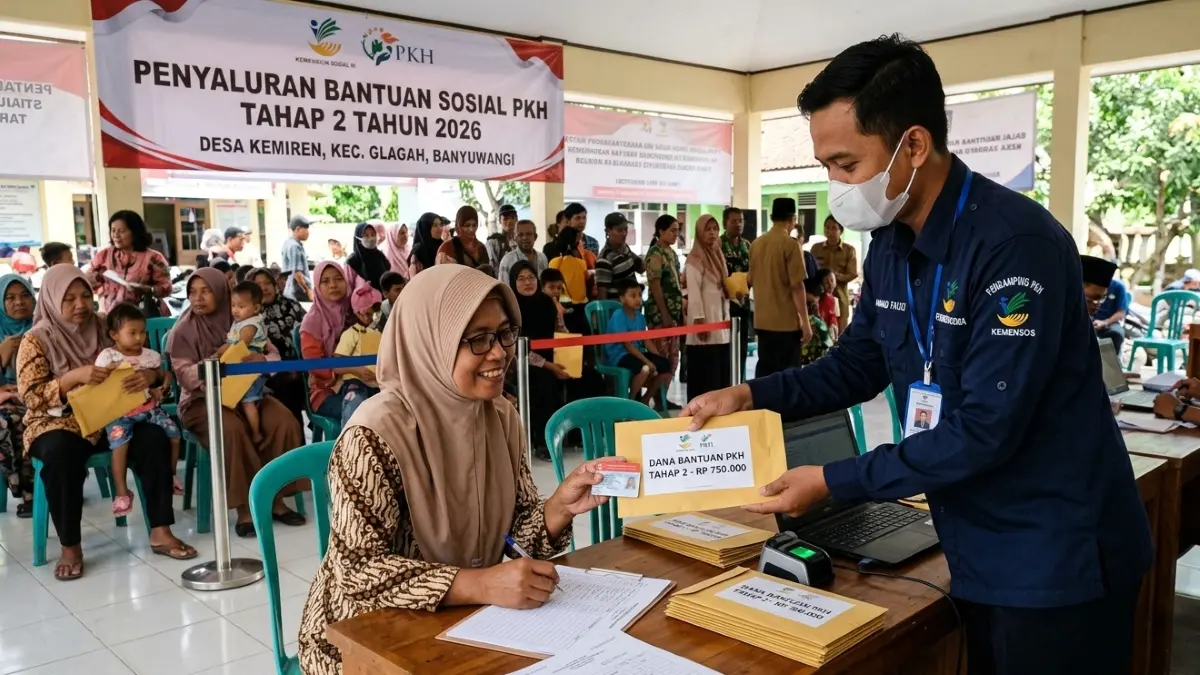 Penyaluran PKH tahap 2 tahun 2026 dipercepat mulai April. (Gemini AI)