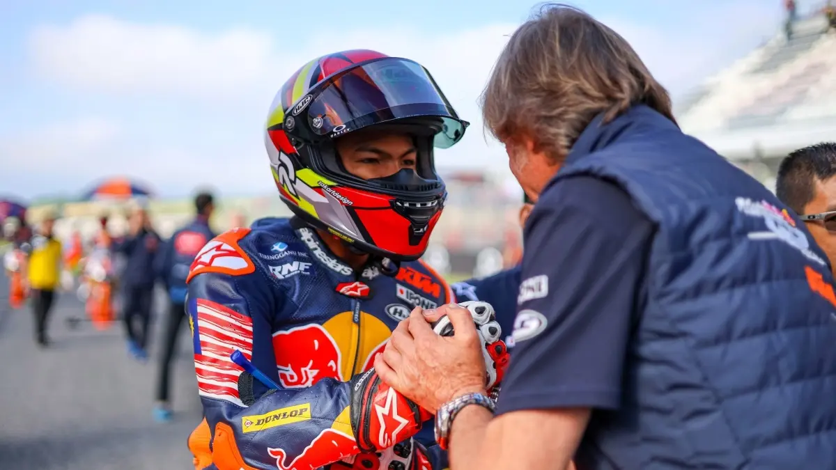 Pembalap muda Malaysia, Hakim Danish Ramli. (Red Bull)