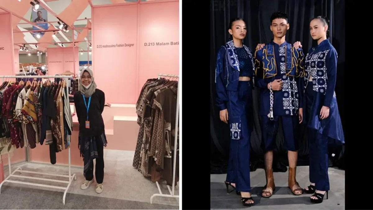 Madinasalma Fashion karya disabilitas rungu Semarang berkembang lewat desain elegan dan dukungan LinkUMKM hingga tembus pasar digital. (foto: BRI)