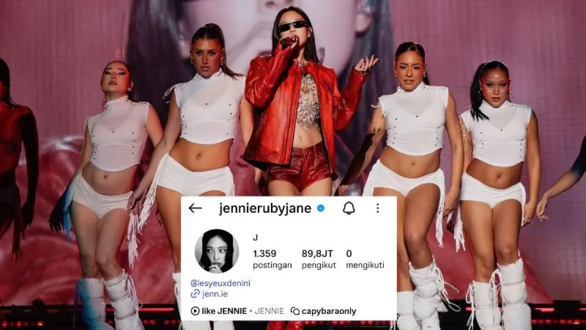 TANGKAPAN LAYAR : Deretan idol K-Pop dengan followers Instagram terbanyak di 2026.(instagram: @jennierubyjane)
