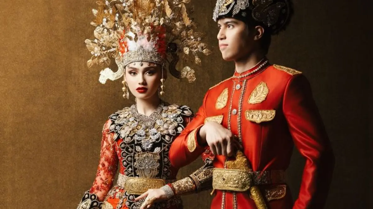 BUSANA TRADISIONAL : Prewedding Syifa Hadju dan El Rumi dengan konsep adat Gorontalo viral di media sosial.(Instagram: @elelrumi)