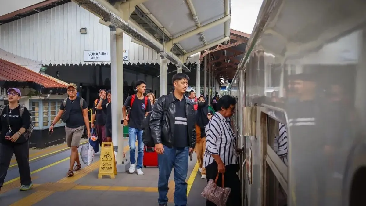 Penumpang KA Pangrango rute Bogor–Sukabumi meningkat secara signifikan sejak 2022 hingga triwulan I 2026. (Antara)