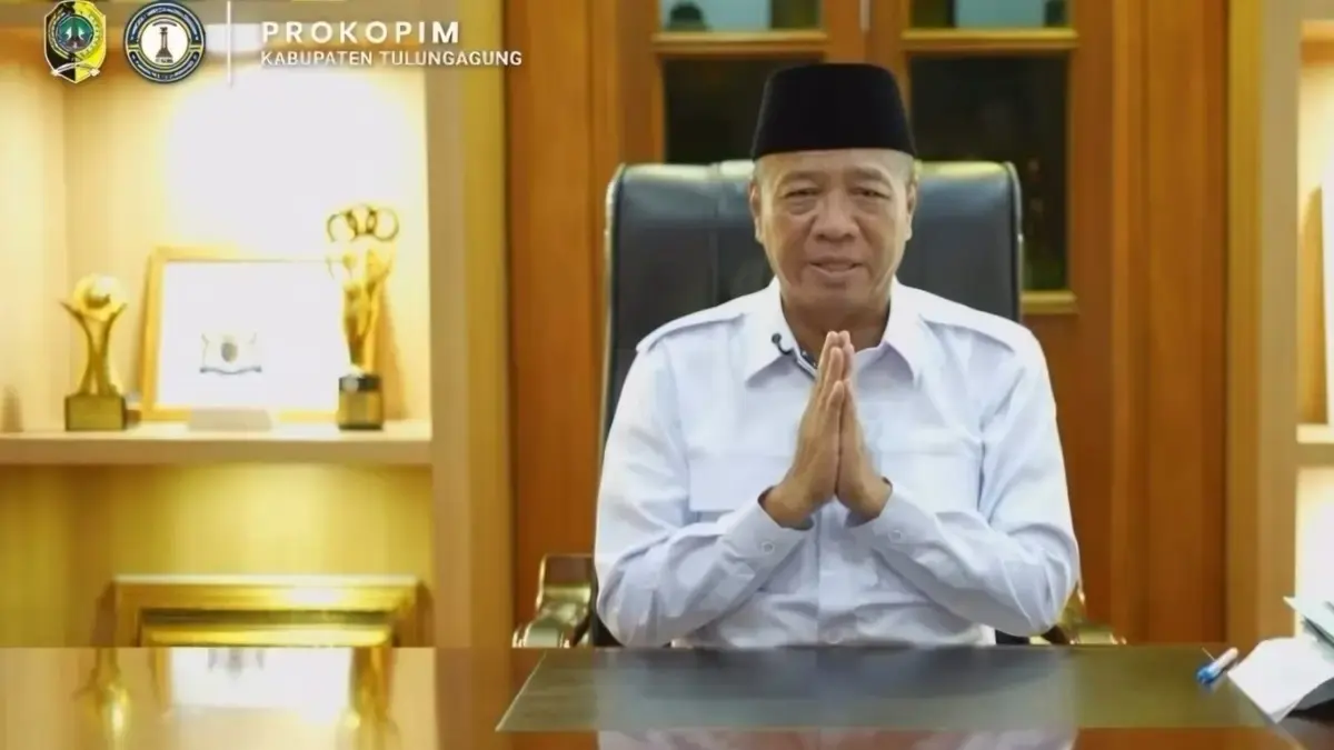 Bupati Tulungagung Gatut Sunu Wibowo kader Gerindra terjaring OTT KPK. (IG @gatutsunu)