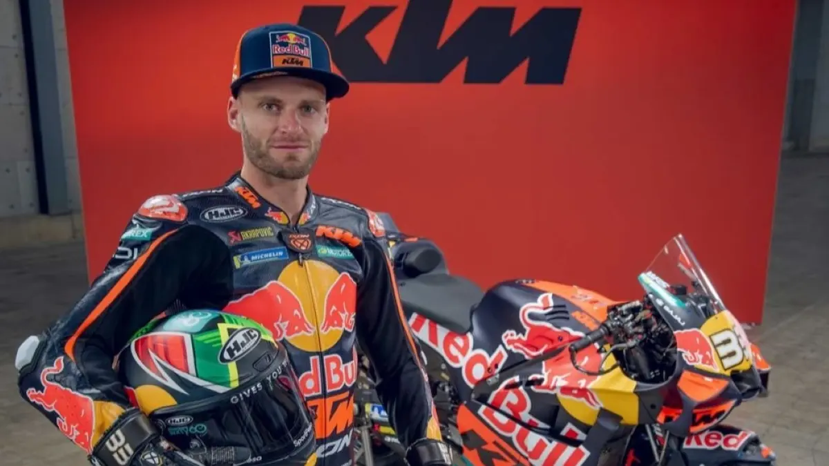 Brad Binder terancam kehilangan kursi MotoGP 2027. (KTM)
