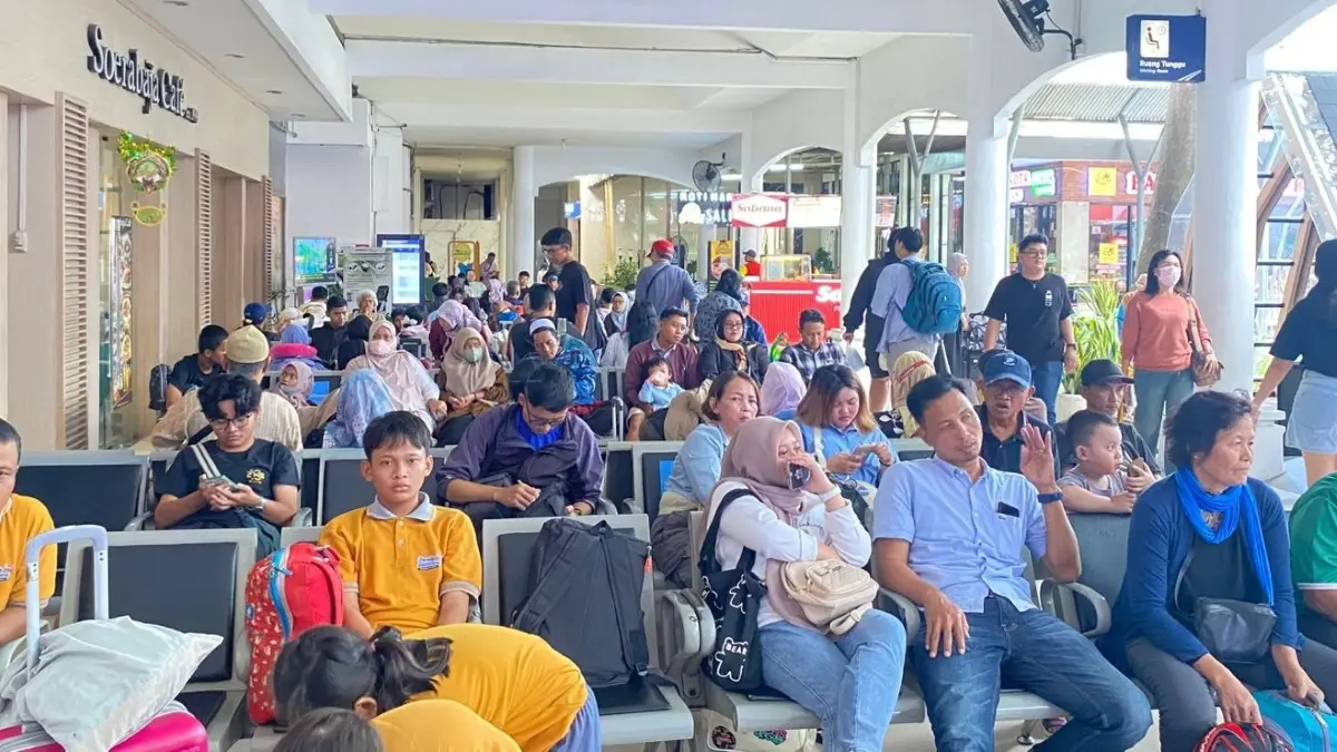 KAI Daop 8 Surabaya mencatat 3,09 juta penumpang pada Triwulan I 2026. (KAI)
