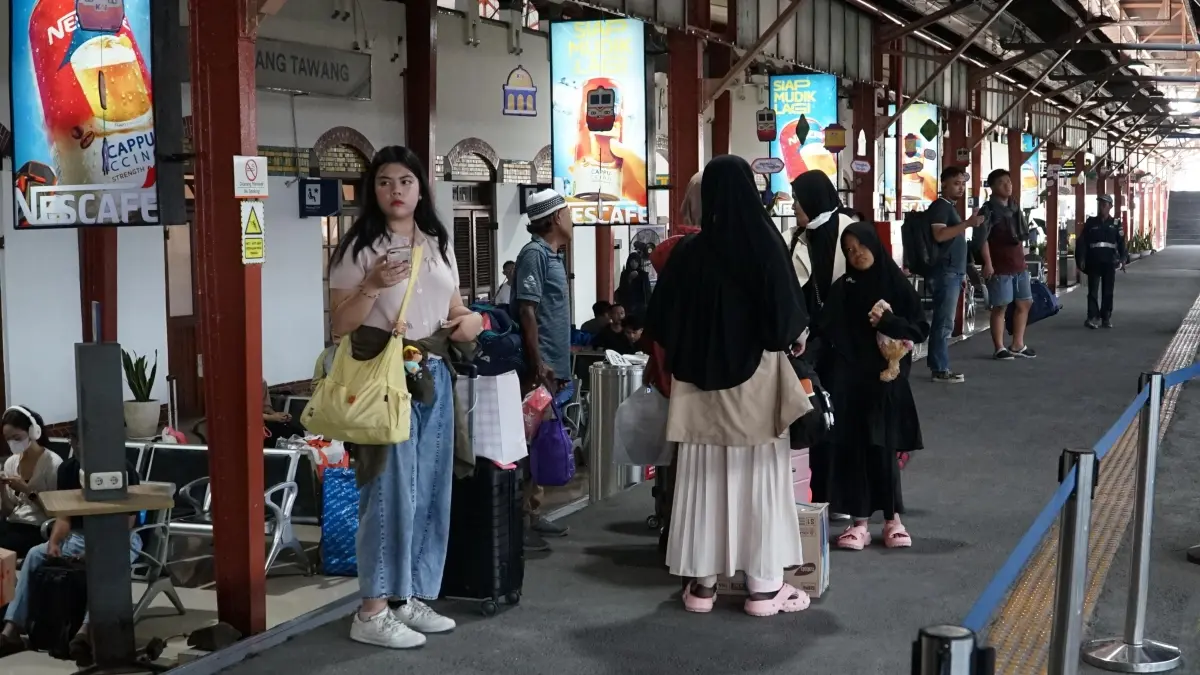 KAI mencatat pertumbuhan penumpang 18,40 persen pada Triwulan I 2026. (KAI)