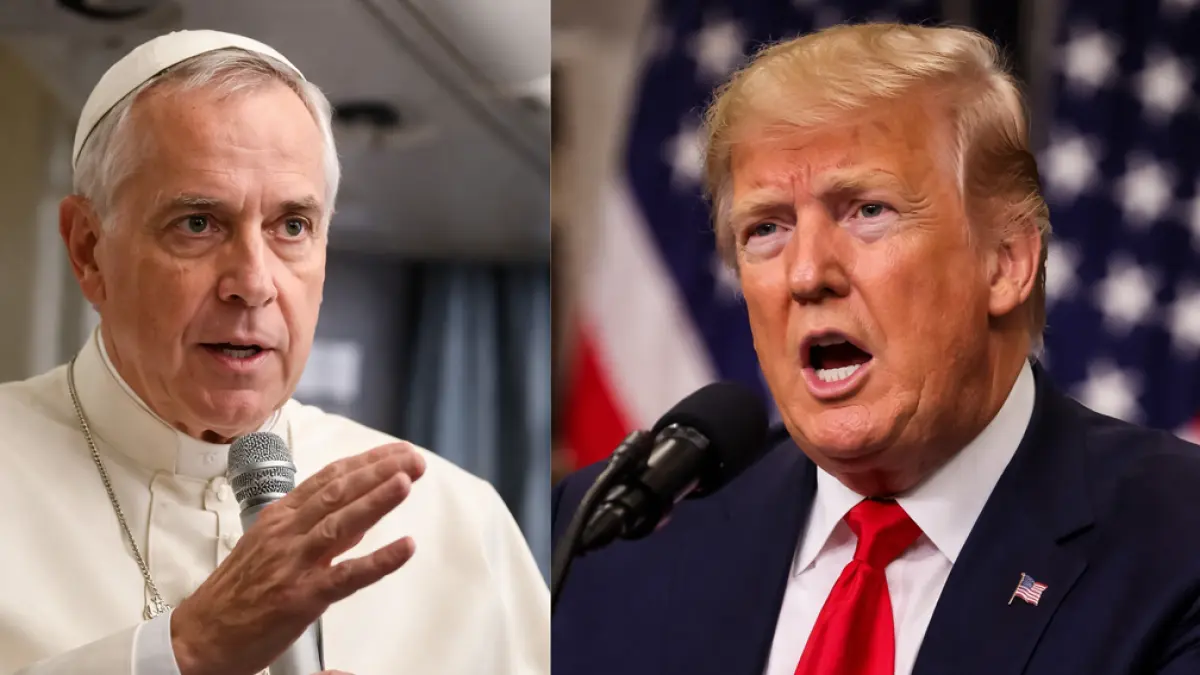 Paus Leo XIV dan Presiden Amerika Serikat Donald Trump. (ChatGPT Image)