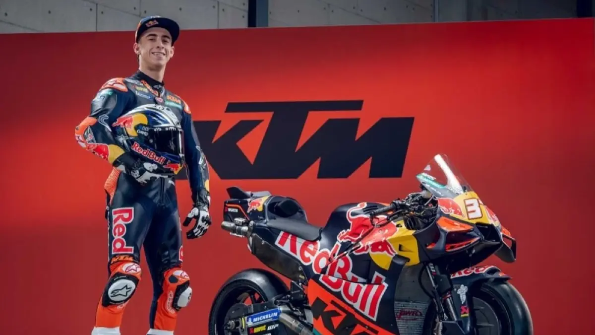 Pedro Acosta menilai kalender padat MotoGP berisiko mempersingkat karier pembalap. (KTM)