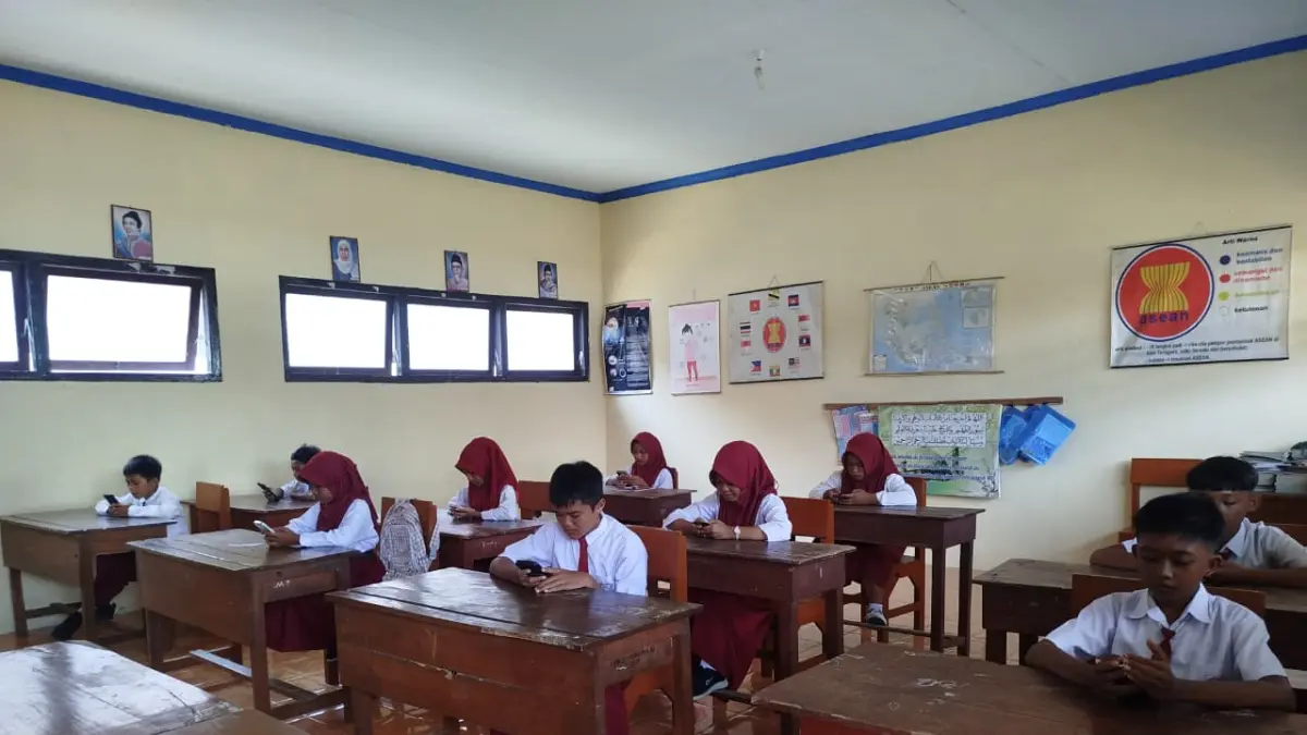 Secara tertib SDN 2 Sukamaju mengikuti Try Out TKA se Banyuwangi