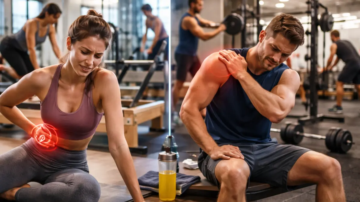 Waspada olahraga berlebihan! Pilates dan gym bisa picu cedera hingga rabdomiolisis. Kenali risiko dan cara mencegahnya. (Ilustrasi ChatGPT Image)